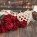 Floral Arrangement Ideas for Valentine's Day festive-background-valentine39s-day-with-bouquet-red-roses-copy-space