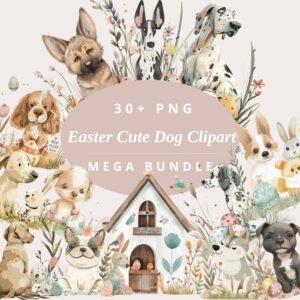 Cute dog clipart, 30+ PNG