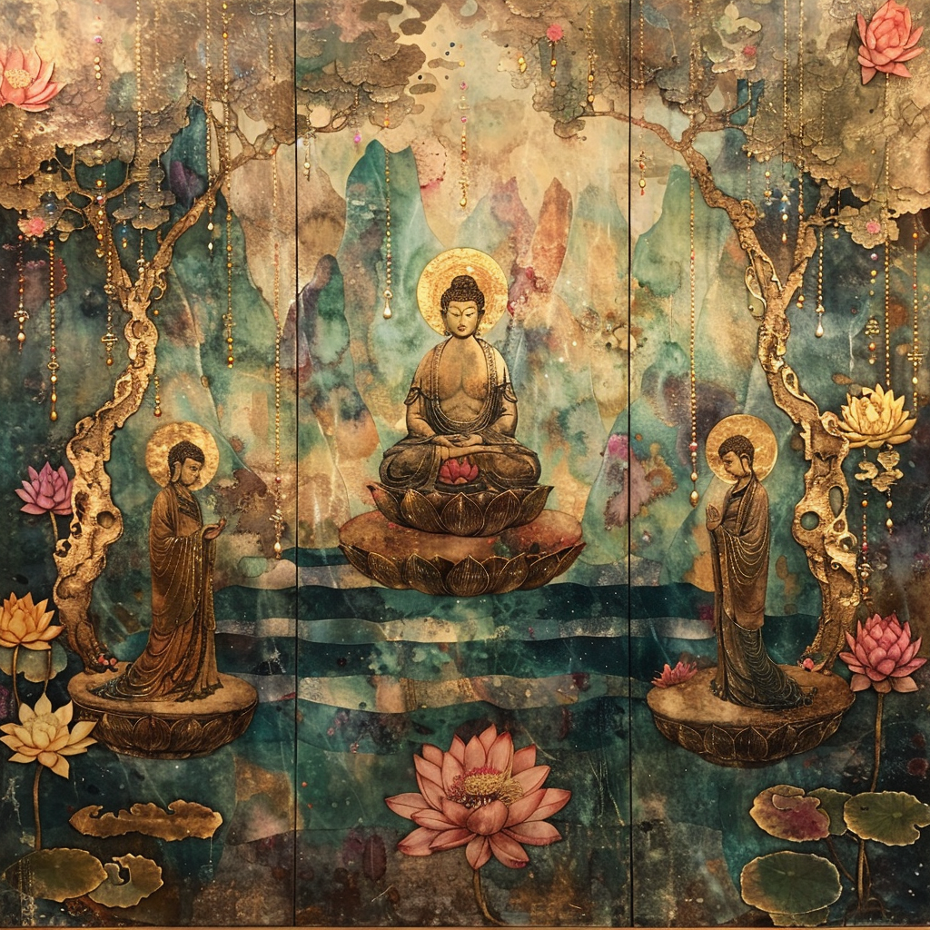 webbloko Creat a triptych wall art in the livingroom.Sukhavati 28f9b4f2 0984 4881 aff9 9f2b2019b4c9