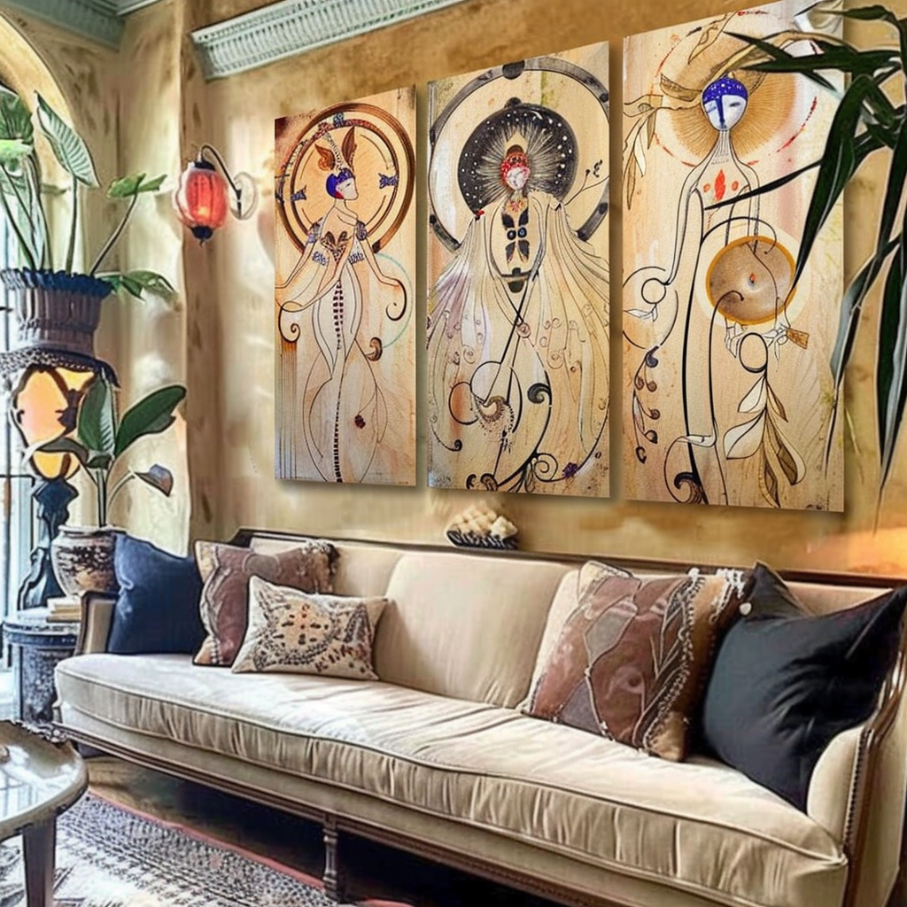 amazingly_beautiful_triptych_wall_art_on_a_living_room_