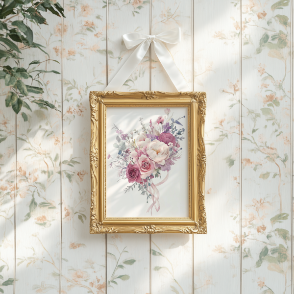 Vintage-Inspired Romantic Wall Art