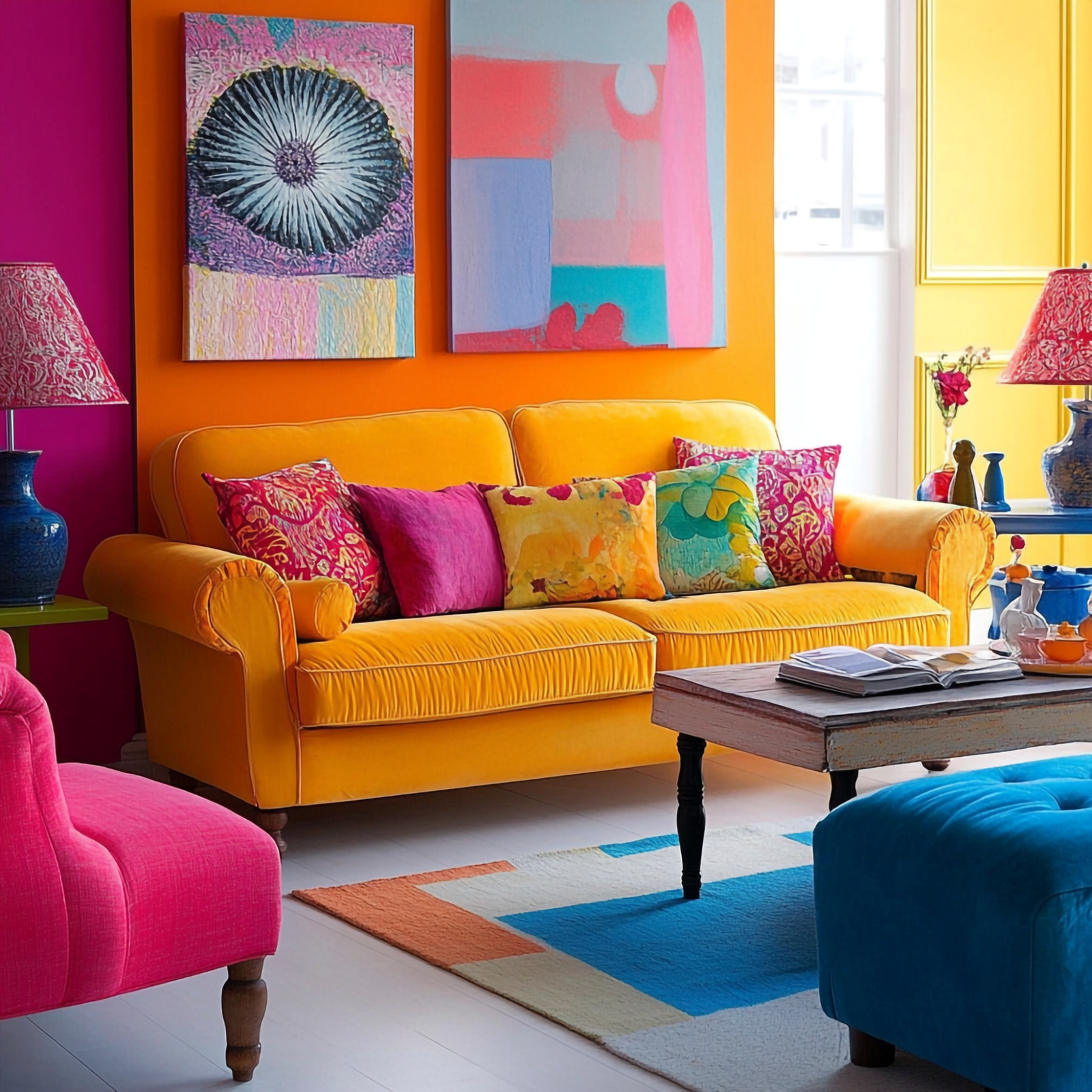 Dopamine Style Wall Art: How Bold Colors Can Transform Your Space and Mood