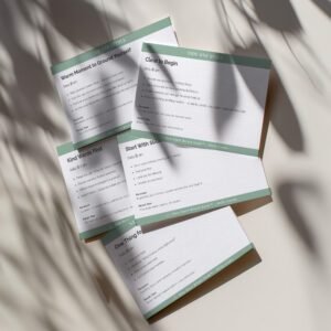 Mindfulness Card Deck for Calm & Clarity – Slow Ritual Deck™